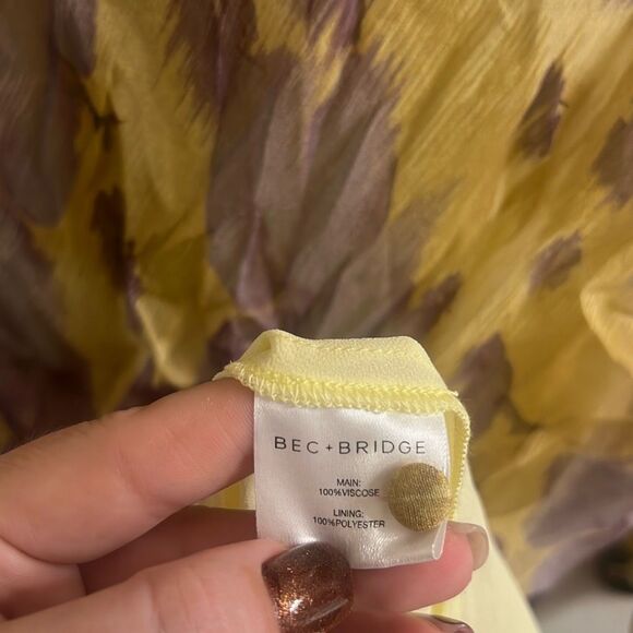 ✨BEC + BRIDGE Bernadette Floral Viscose Maxi Sz 2 Dress✨ - Picture 13 of 14